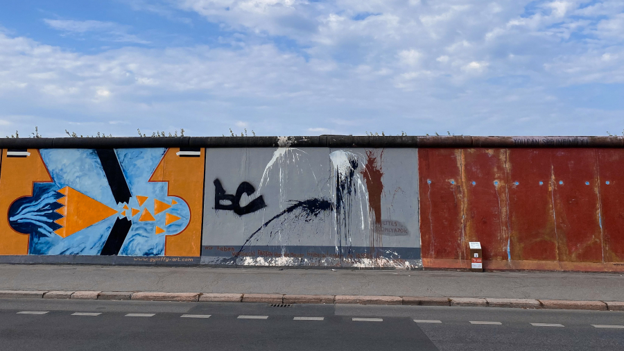Foto von der East Side Gallery