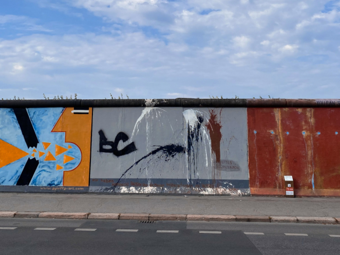 Foto von der East Side Gallery