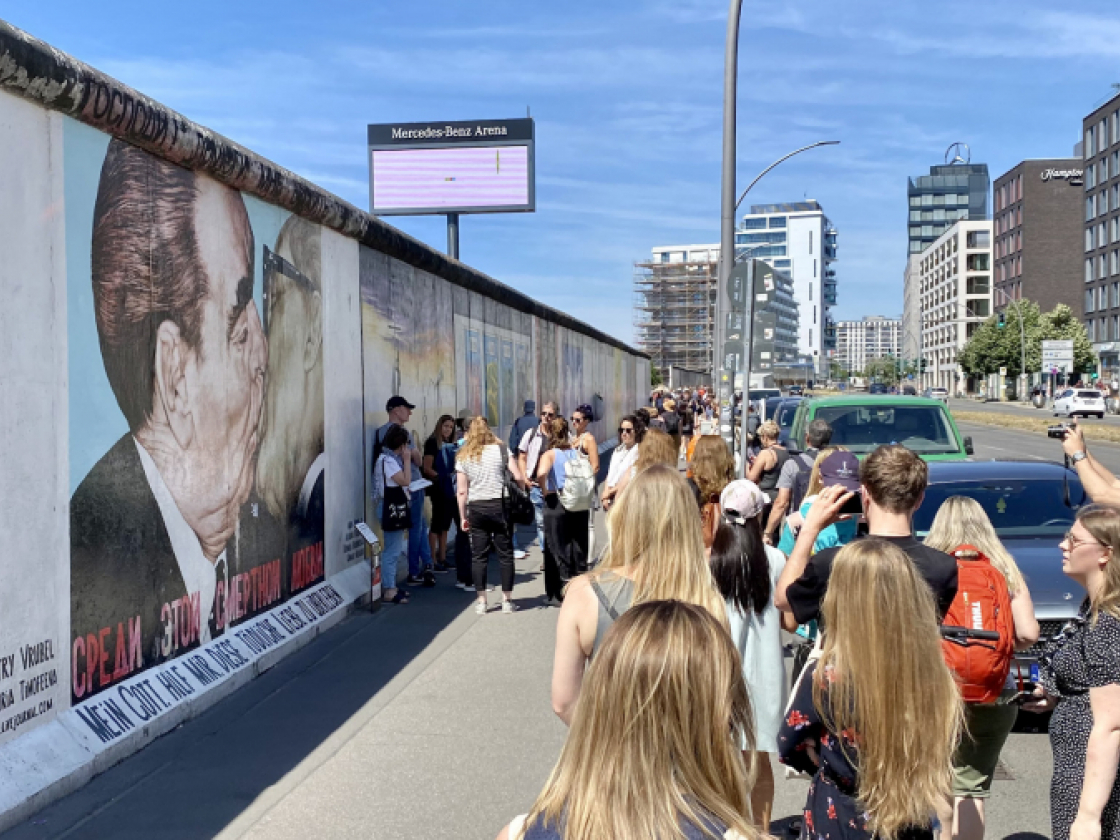 View of the East Side Gallery