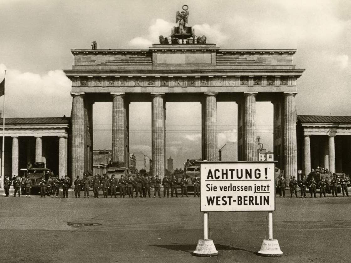 Historisches Foto vom Brandenburger Tor