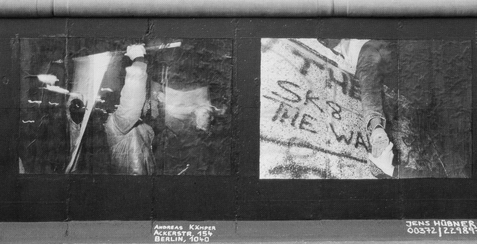 Andreas Kämper, Jens Hübner, ohne Titel, 1990, Stiftung Berliner Mauer, Andreas Kämper
