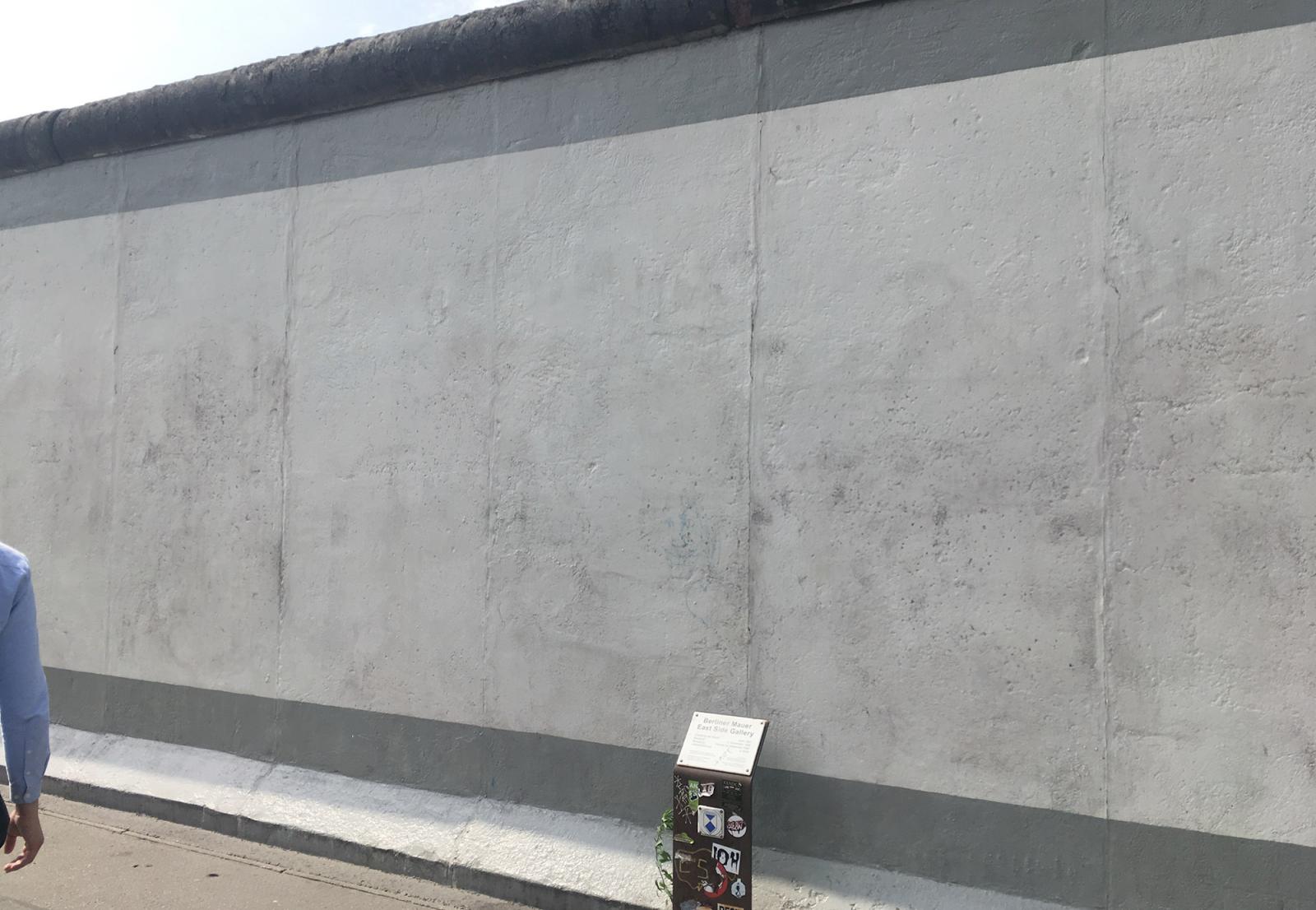 Bis 2009 war hier das Bild „Deutschland im November“ von Barbara Greul-Aschanta zu sehen, 2019, Stiftung Berliner Mauer