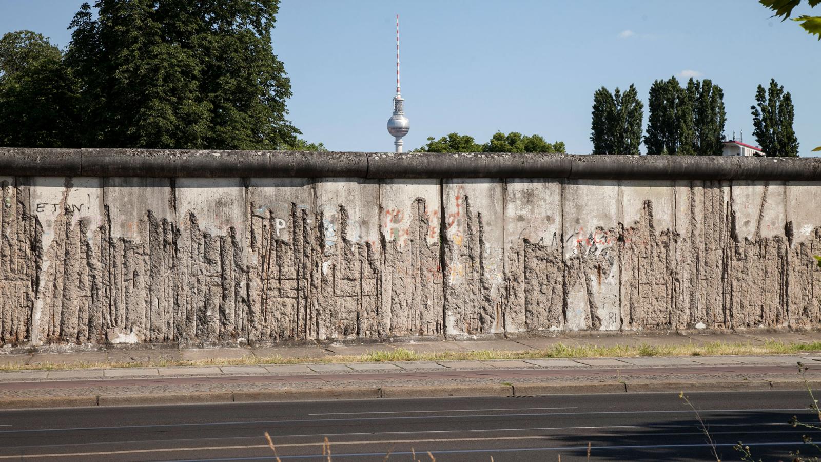 Die Mauer in der Bernauer Straße