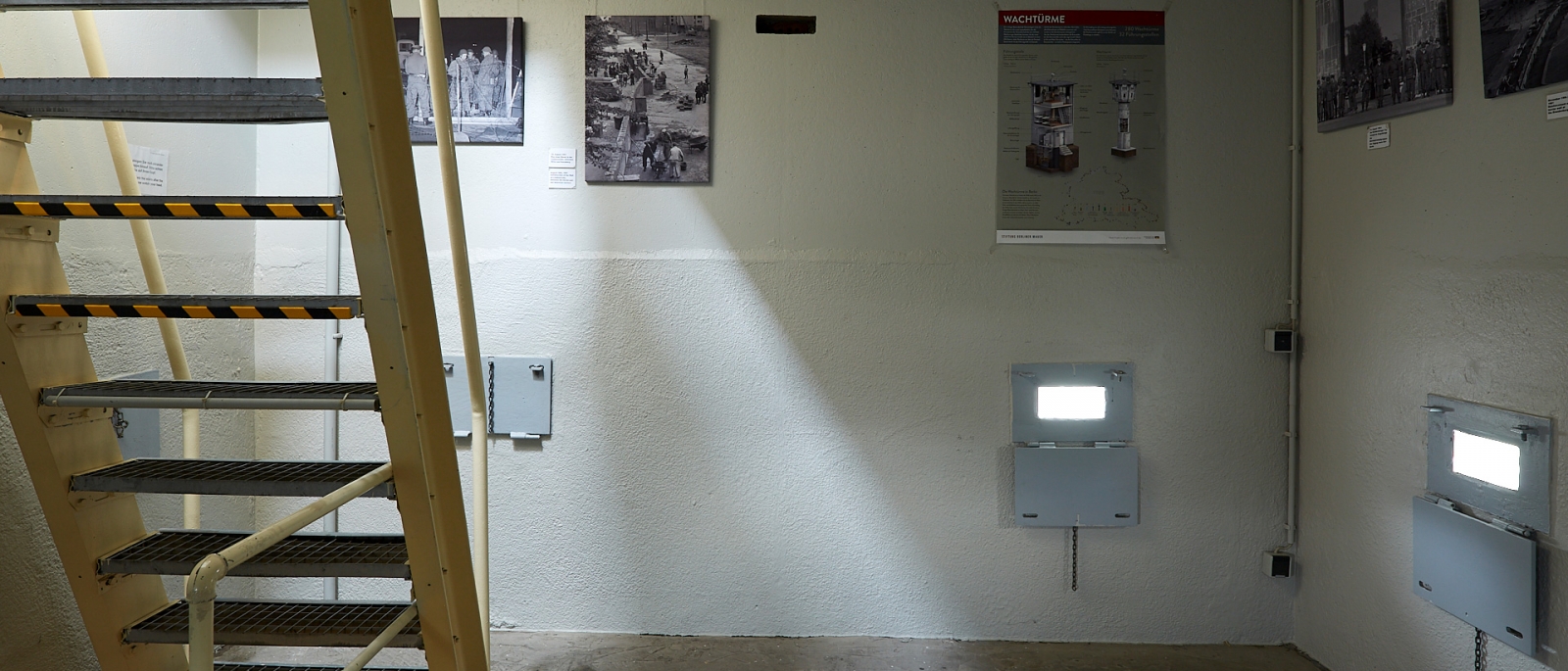 Blick in die Gedenkstätte Günter Litfin