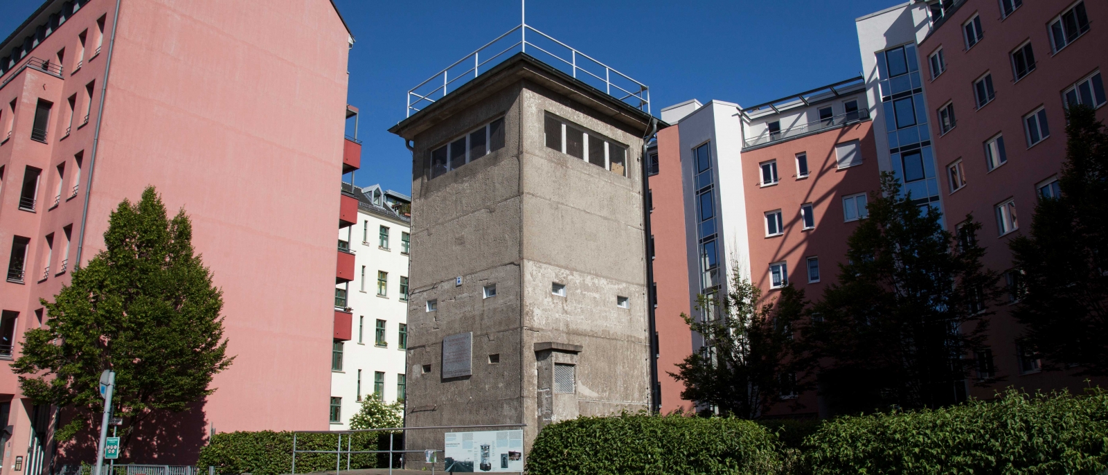 Die Gedenkstätte Günter Litfin von außen