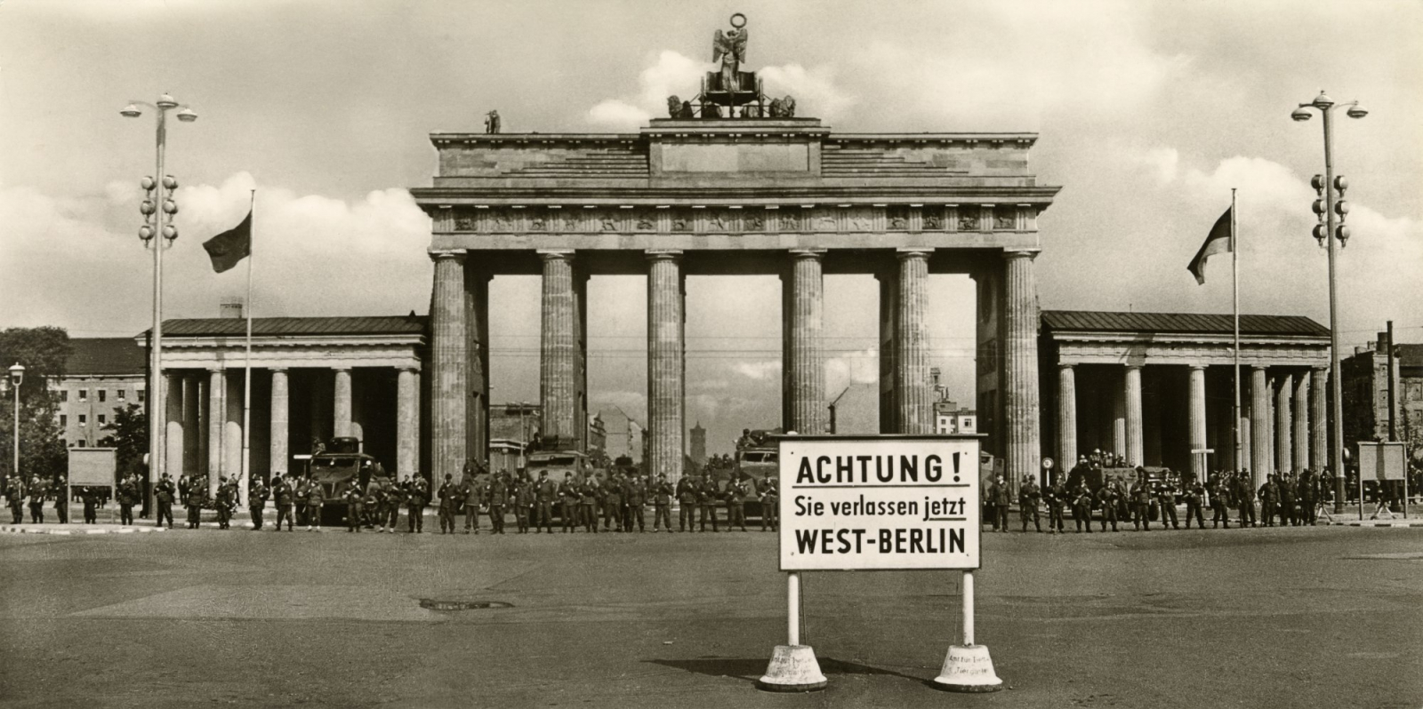 Historisches Foto vom Brandenburger Tor